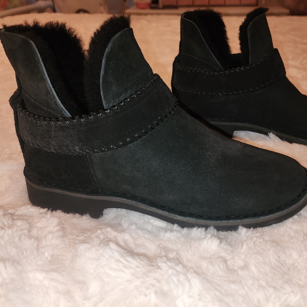 Black UGG  Short Booties Women's 8